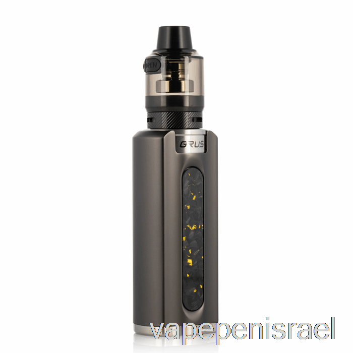 חד פעמי Vape Israel איבד Vape Grus 100w ערכת התחלה מתכת אקדח / סיבי פחמן קצוצים